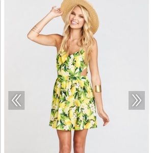 Show Me Your Mumu sundress with lemon print